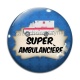 Cabochon Verre - super ambulancière
