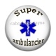 Cabochon Résine - super ambulancier