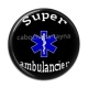 Cabochon Résine - super ambulancier