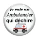 Cabochon Verre - je suis un ambulancier