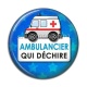 Cabochon Résine - ambulancier