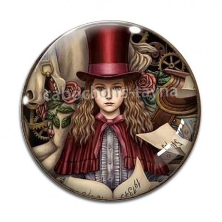 Cabochon Verre - petite fille