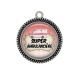 Pendentif Cabochon Argent -  super ambulancière