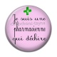Cabochon Résine - je suis une pharmacienne qui déchire