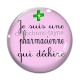 Cabochon Verre - je suis une pharmacienne qui déchire