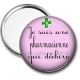Miroir de poche - je suis une pharmacienne qui déchire