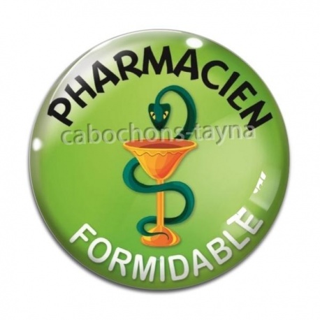 Cabochon Verre - pharmacien formidable