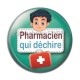 Cabochon Résine - pharmacien qui déchire