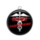 Pendentif Cabochon Argent - super pharmacienne