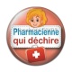 Cabochon Résine - pharmacienne qui déchire