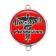 Connecteur Cabochon Argent - une super pharmacienne