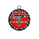Pendentif Cabochon Argent - une super pharmacienne
