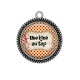 Pendentif Cabochon Argent - une kiné au top