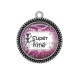 Pendentif Cabochon Argent - super kiné