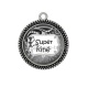 Pendentif Cabochon Argent - super kiné
