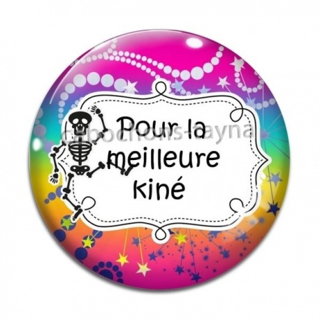 Cabochon Verre - pour la meilleure kiné