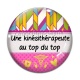Cabochon Verre - une kinésithérapeute au top du top