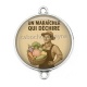 Connecteur Cabochon Argent - un maraîcher qui déchire