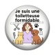Cabochon Résine - je suis une toiletteuse formidable