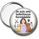 Miroir de poche - je suis une toiletteuse formidable