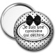 Miroir de poche - je suis une cantinière qui déchire