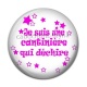 Cabochon Résine - je suis une cantinière qui déchire