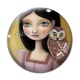 Cabochon Verre - petite fille