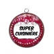 Pendentif Cabochon Argent - super cuisinière