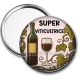 Miroir de poche - super viticultrice