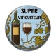 Cabochon Résine -  super viticulteur