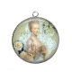 Pendentif Cabochon Argent - femme Antoinette