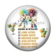 Cabochon Résine - agenda de retraitée