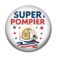 Cabochon Résine - super pompier