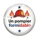Cabochon Verre - un pompier formidable