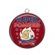 Pendentif Cabochon Argent - super pompier