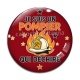 Cabochon Verre - je suis un pompier qui déchire