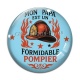 Cabochon Verre - mon papa est un formidable pompier