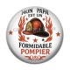 Cabochon Résine - mon papa est un formidable pompier