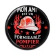 Cabochon Résine - mon ami est un formidable pompier