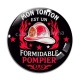 Cabochon Verre - mon tonton est un formidable pompier