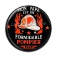 Cabochon Résine - mon papa est un formidable pompier
