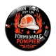Cabochon Verre - mon papa est un formidable pompier