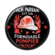 Cabochon Résine - mon parrain est un formidable pompier