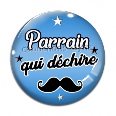 Cabochon Verre - oarrain qui déchire