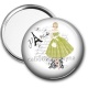 Miroir de poche - femme de paris