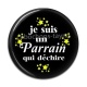 Cabochon Résine - parrain qui déchire