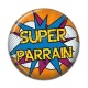 Cabochon Résine - super parrain
