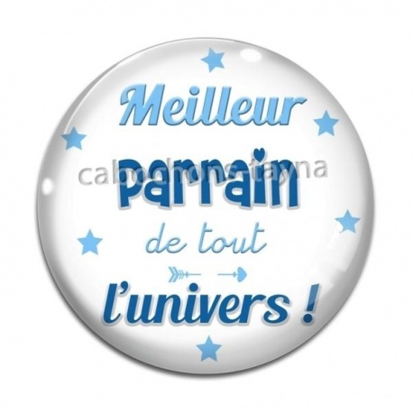 Cabochon Verre - meilleur parrain 