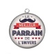 Pendentif Cabochon Argent - le meilleur parrain