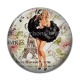 Cabochon Résine - pin up